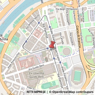 Mappa Via Flaminia, 359A, 00196 Roma, Roma (Lazio)