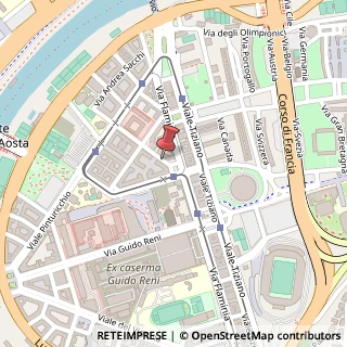 Mappa Via Sacconi Giuseppe, 4/b, 00196 Roma, Roma (Lazio)