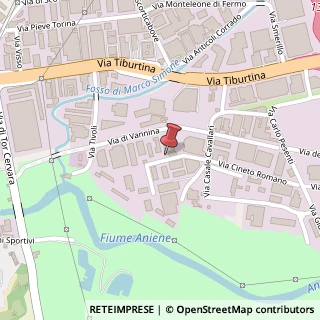 Mappa Via Sant'Angelo Romano, 70, 00156 Roma, Roma (Lazio)