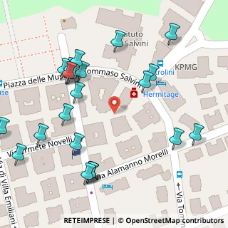 Mappa Via Tommaso Salvini, 00197 Roma RM, Italia (0.09565)