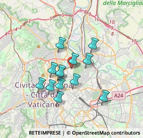 Mappa Via Tommaso Salvini, 00197 Roma RM, Italia (2.95154)