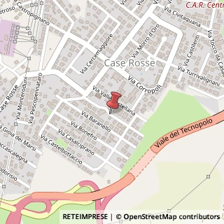 Mappa Via Santa Croce di Magliano, 2, 00131 Roma, Roma (Lazio)