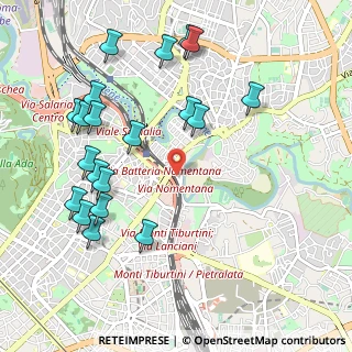 Mappa Via Val Brembana, 00141 Roma RM, Italia (1.234)