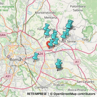 Mappa Via Guglielmo Iozzia, 00131 Roma RM, Italia (6.406)