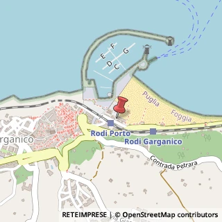 Mappa Via Scalo Marittimo, 4, 71012 Rodi Garganico, Foggia (Puglia)