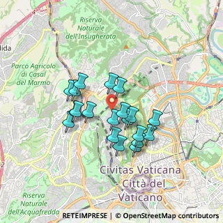 Mappa Via Luigi Gherzi, 00136 Roma RM, Italia (1.4605)