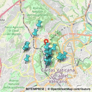 Mappa Via Luigi Gherzi, 00136 Roma RM, Italia (1.695)