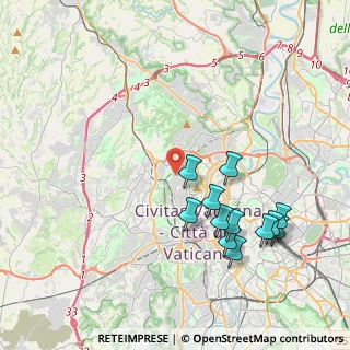 Mappa Via Luigi Gherzi, 00136 Roma RM, Italia (4.40167)