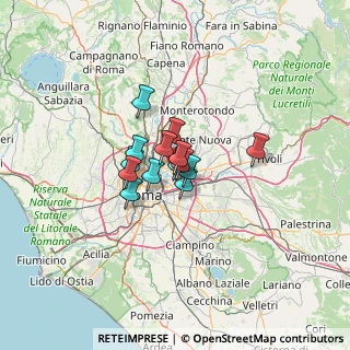 Mappa Via Ferdinando Innocenti, 00156 Roma RM, Italia (7.22214)