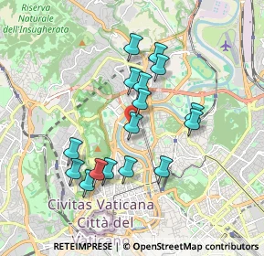 Mappa Piazza Antonio Mancini, 00100 Roma RM, Italia (1.7125)