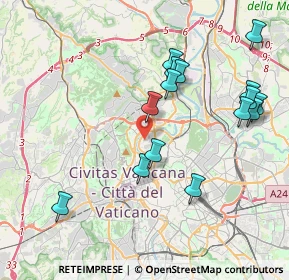 Mappa Piazza Antonio Mancini, 00100 Roma RM, Italia (4.41933)