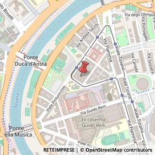 Mappa Via Guglielmo Calderini, 68, 00196 Roma, Roma (Lazio)