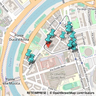 Mappa Piazza Antonio Mancini, 00100 Roma RM, Italia (0.224)