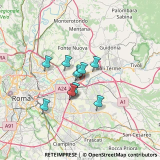 Mappa Via Castelbottaccio, 00131 Roma RM, Italia (4.79909)