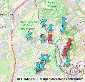Mappa Via Francesco Roncati, 00168 Roma RM, Italia (2.13176)