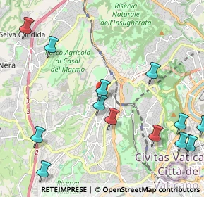 Mappa Via Mariano Luigi Patrizi, 00168 Roma RM, Italia (2.84615)