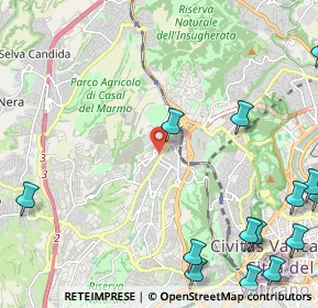 Mappa Via Francesco Roncati, 00168 Roma RM, Italia (3.64133)