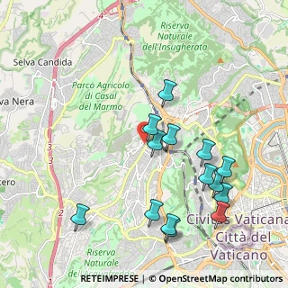 Mappa Via Francesco Roncati, 00168 Roma RM, Italia (2.27643)