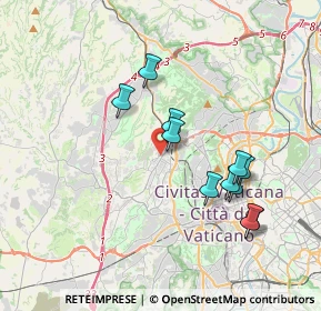 Mappa Via Mariano Luigi Patrizi, 00168 Roma RM, Italia (3.62091)