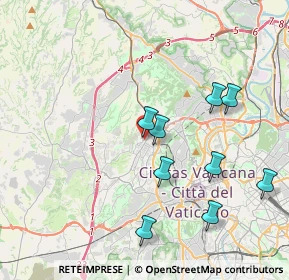 Mappa Via Francesco Roncati, 00168 Roma RM, Italia (5.07182)