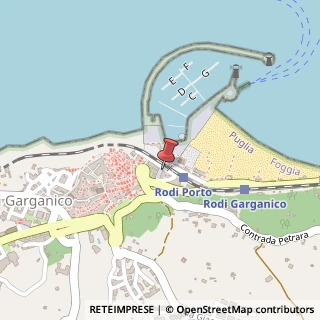 Mappa Via Scalo Marittimo, 45, 71012 Rodi Garganico, Foggia (Puglia)