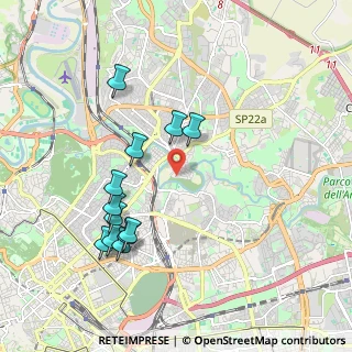 Mappa Via Monte Nevoso, 00141 Roma RM, Italia (2.07417)
