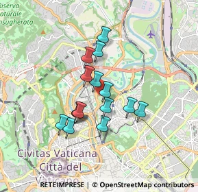 Mappa Via De Coubertin, 00196 Roma RM, Italia (1.41333)