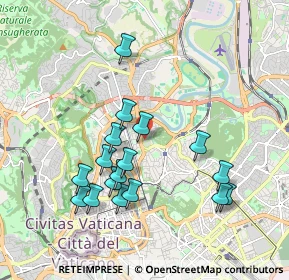 Mappa Via De Coubertin, 00196 Roma RM, Italia (1.95706)
