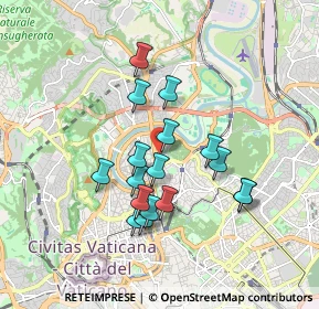 Mappa Via De Coubertin, 00196 Roma RM, Italia (1.61)