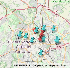 Mappa Via Eugenio Vajna, 00197 Roma RM, Italia (3.36071)