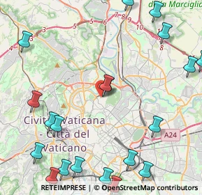 Mappa Via Eugenio Vajna, 00197 Roma RM, Italia (6.3375)