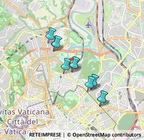 Mappa Via Eugenio Vajna, 00197 Roma RM, Italia (1.43091)