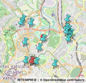 Mappa Via Eugenio Vajna, 00197 Roma RM, Italia (2.2815)