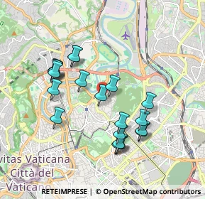 Mappa Via Eugenio Vajna, 00197 Roma RM, Italia (1.833)