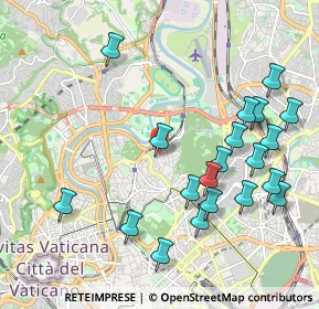 Mappa Via Eugenio Vajna, 00197 Roma RM, Italia (2.385)