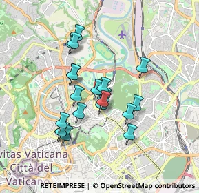 Mappa Via Eugenio Vajna, 00197 Roma RM, Italia (1.573)