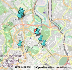 Mappa Via Eugenio Vajna, 00197 Roma RM, Italia (1.97214)