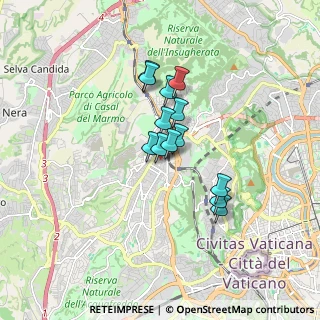 Mappa Via Castelbianco, 00168 Roma RM, Italia (1.27615)