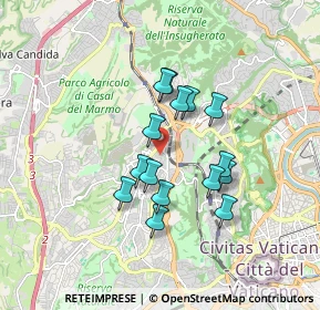 Mappa Via Castelbianco, 00168 Roma RM, Italia (1.45267)