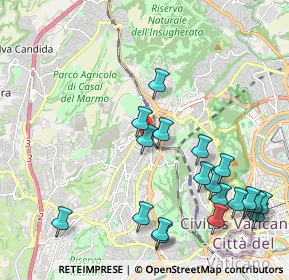 Mappa Via Castelbianco, 00168 Roma RM, Italia (2.625)