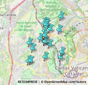 Mappa Via Castelbianco, 00168 Roma RM, Italia (1.3745)