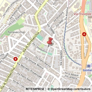 Mappa Via Taggia, 80, 00168 Roma, Roma (Lazio)