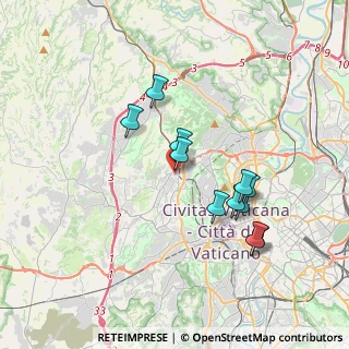 Mappa Via Castelbianco, 00168 Roma RM, Italia (3.45909)