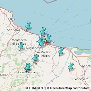 Mappa Contrada Cocciolete, 86042 Campomarino CB, Italia (15.64182)