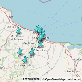 Mappa Contrada Cocciolete, 86042 Campomarino CB, Italia (10.91615)