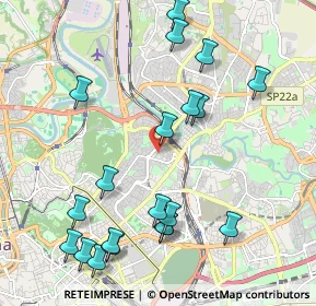 Mappa Via Dire Daua, 00199 Roma RM, Italia (2.496)