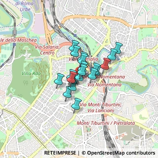 Mappa Via Derna, 00199 Roma RM, Italia (0.5155)