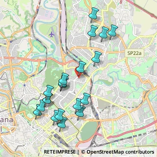 Mappa Via Derna, 00199 Roma RM, Italia (2.276)