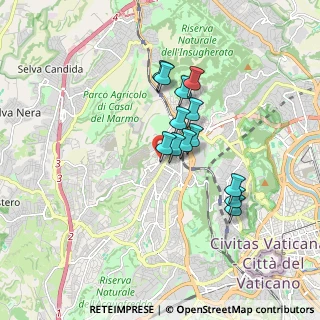 Mappa Via Serafino Biffi, 00168 Roma RM, Italia (1.43231)