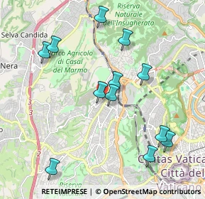 Mappa Via Serafino Biffi, 00168 Roma RM, Italia (2.21083)